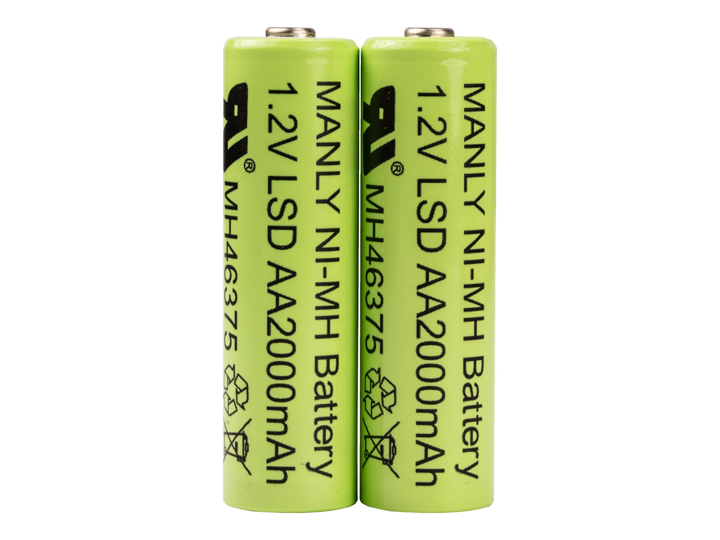 Socket - Batterie 2 x AA-Typ - NiMH - (wiederaufladbar) - 2000 mAh - für SocketScan S700, S730, S740