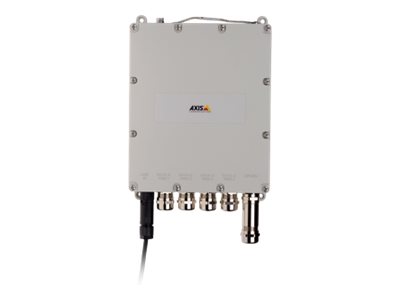 Axis T8504-E Outdoor PoE Switch - Switch - managed - 4 x 10/100/1000 (PoE+) + 1 x SFP (mini-GBIC) (Uplink) - Stangenmontage - Po