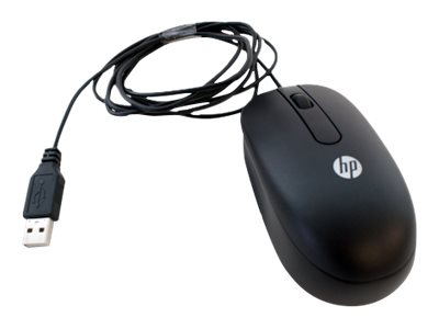 HP - Maus - Laser/optisch - 3 Tasten - kabelgebunden - USB