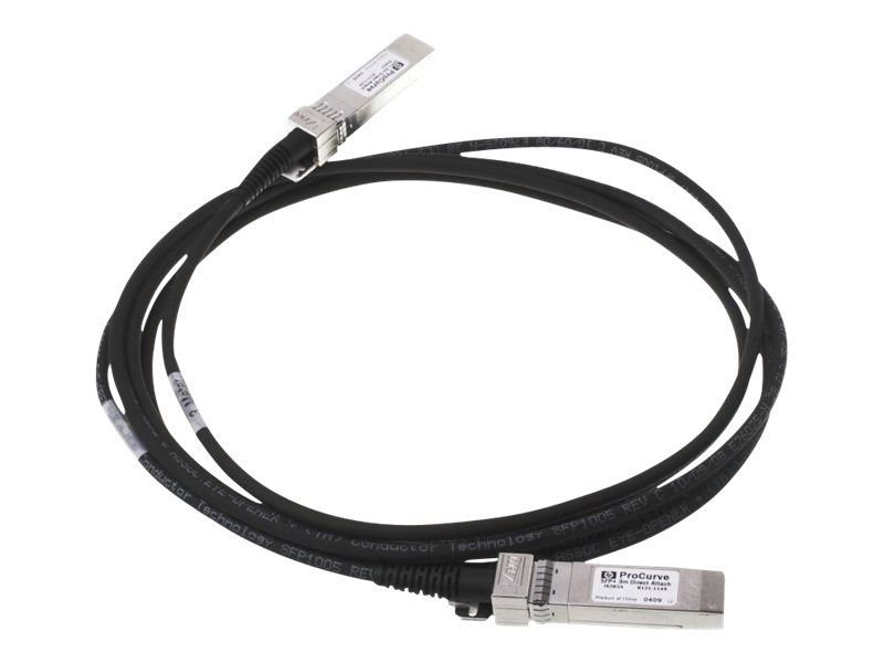 HPE X242 Direct Attach Copper Cable - Netzwerkkabel - SFP+ (M) zu SFP+ (M) - 3 m - fr Modular Smart Array 1040, P2000 G3; HPE A
