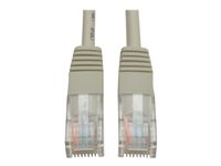 Eaton Tripp Lite Series Cat5e 350 MHz Molded (UTP) Ethernet Cable (RJ45 M/M), PoE - Gray, 12 ft. (3.66 m) - Patch-Kabel - RJ-45 