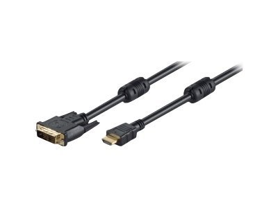 M-CAB - Adapterkabel - HDMI mnnlich zu DVI-D mnnlich - 3 m - Schwarz