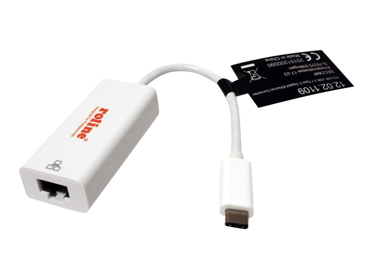 Roline USB 3.1 to Gigabit Ethernet Converter - Netzwerkadapter - USB 3.1 - GigE