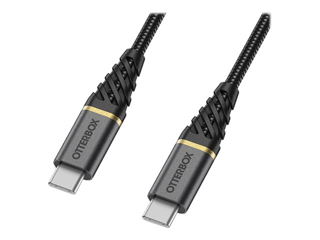 OtterBox Premium - USB-Kabel - 24 pin USB-C (M) zu 24 pin USB-C (M) - USB 2.0 - 3 A - 1 m