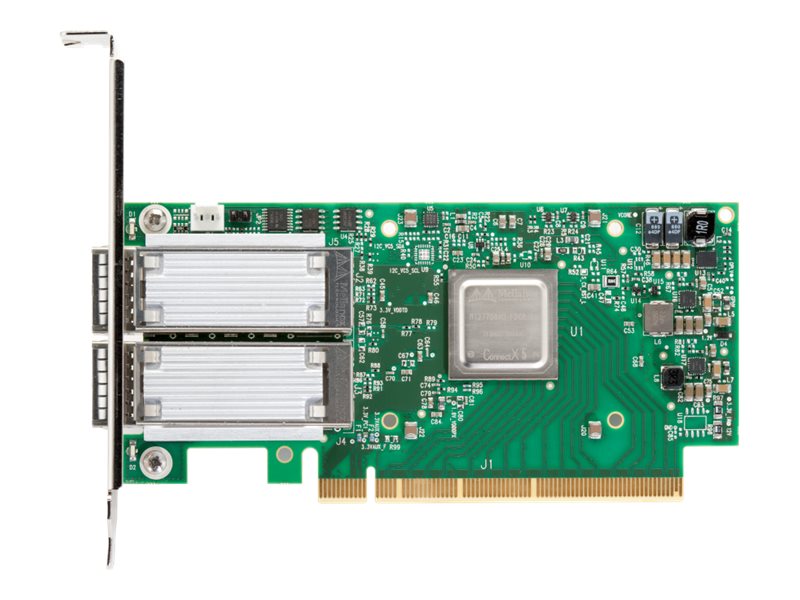 NVIDIA ConnectX-5 VPI - Netzwerkadapter - PCIe 3.0 x16 - 100Gb Ethernet / 100Gb Infiniband QSFP28 x 2