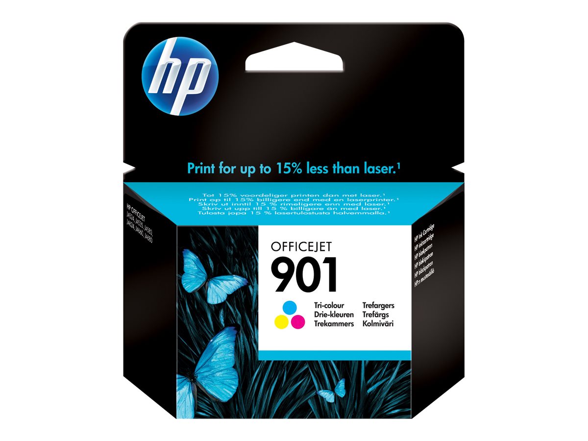 HP 901 - 9 ml - Farbe (Cyan, Magenta, Gelb) - original - Blisterverpackung - Tintenpatrone
