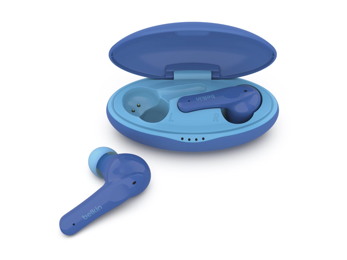 Belkin SoundForm Nano for Kids - True Wireless-Kopfhrer mit Mikrofon - im Ohr - Bluetooth - Blau