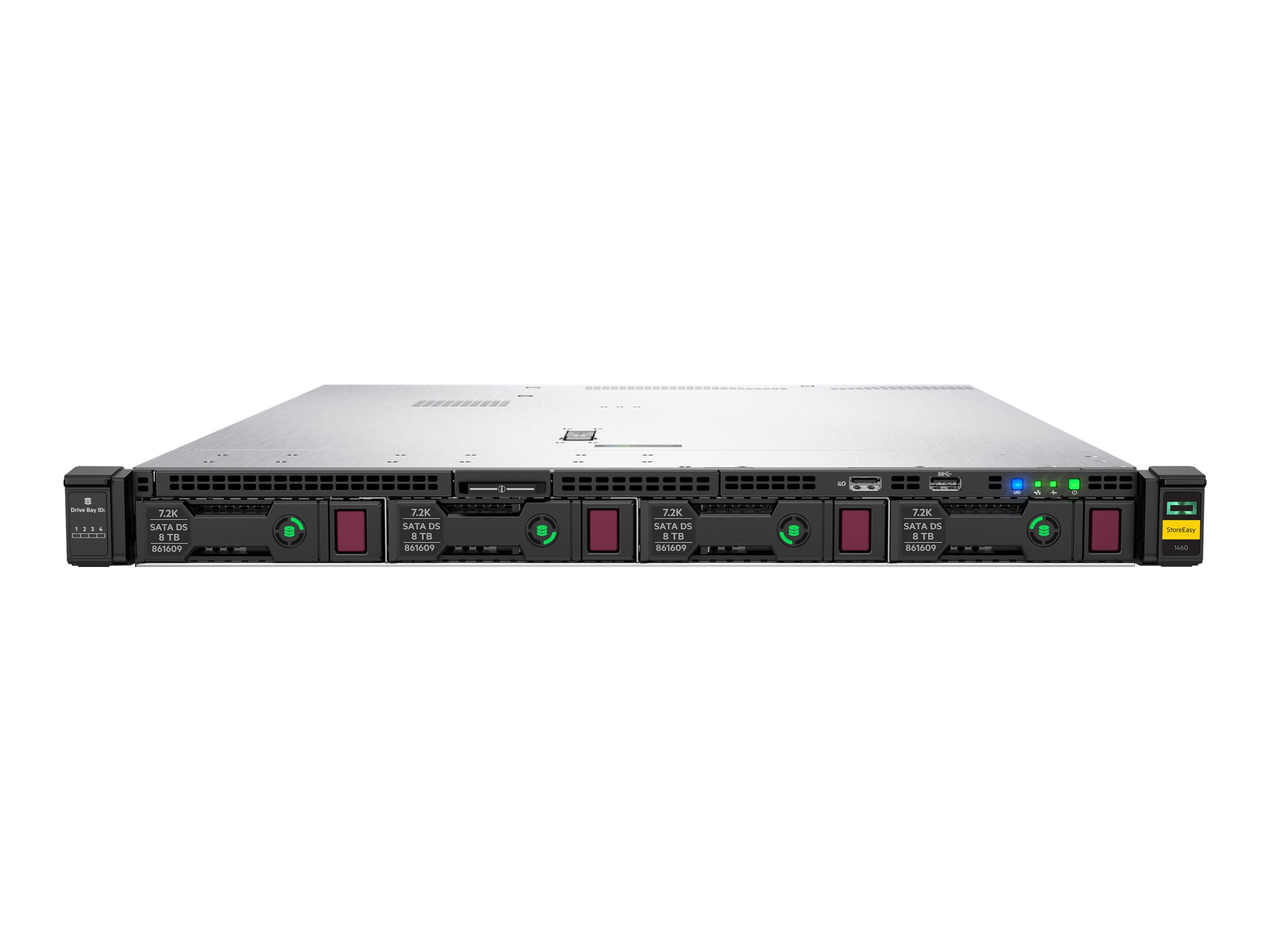 HPE StoreEasy 1460 - NAS-Server - 4 Schchte - 8 TB - Rack - einbaufhig