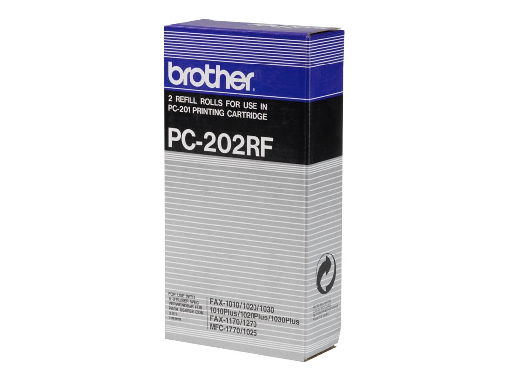 Brother - 2er-Pack - Schwarz - Druckpatrone - Nachfllung - fr Brother MFC-1770, MFC-1870, MFC-1970; IntelliFAX 1170, 1270, 157