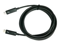 QNAP - Thunderbolt-Kabel - 24 pin USB-C (M) zu 24 pin USB-C (M) - Thunderbolt 3 - 2 m - aktiv