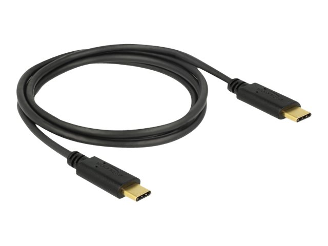 Delock - USB-Kabel - USB-C (M) zu USB-C (M) - USB 2.0 - 5 A - 1 m