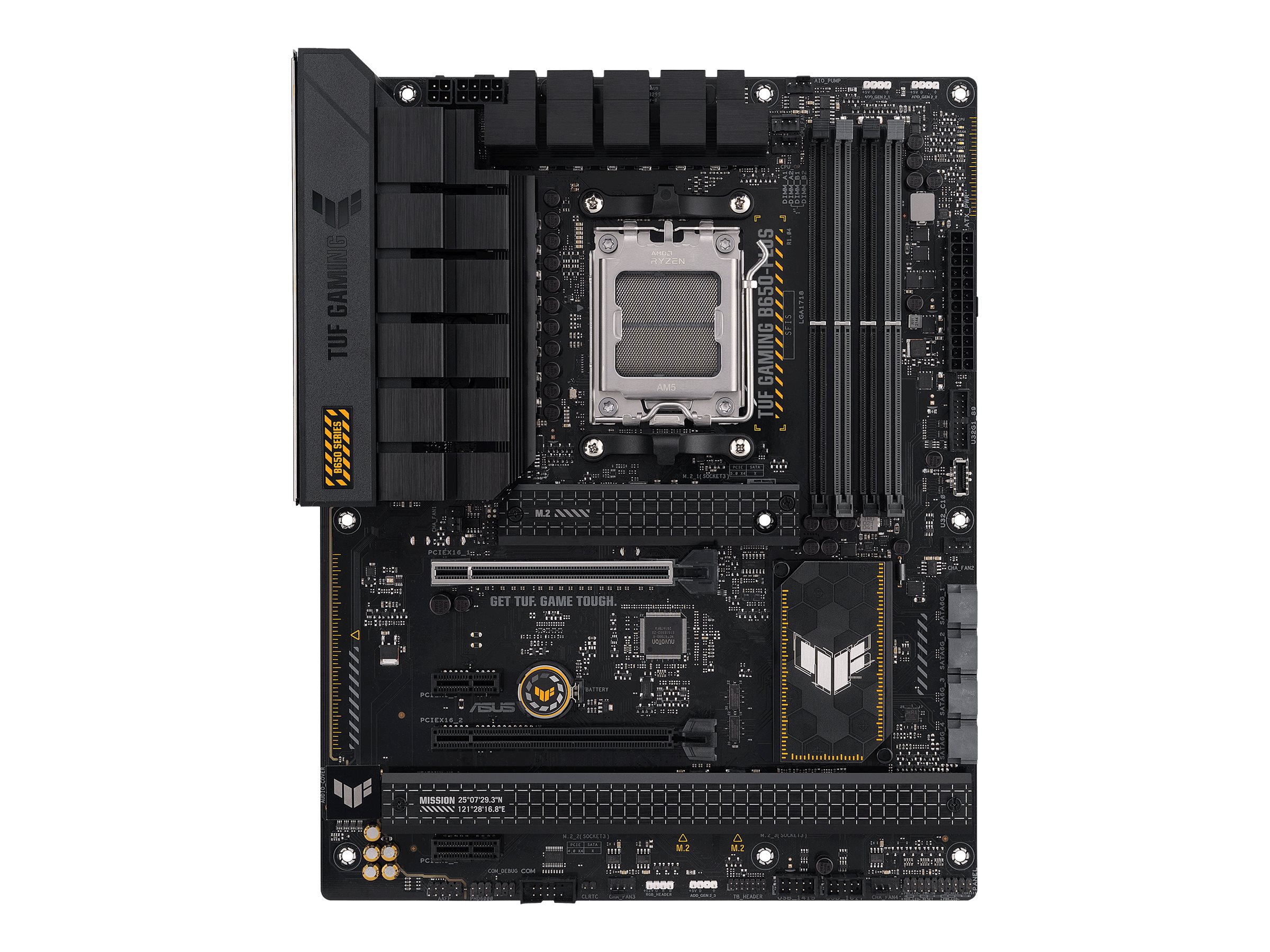 ASUS TUF Gaming B650-Plus - Motherboard - ATX - Socket AM5 - AMD B650 Chipsatz - USB 3.1 Gen 2, USB 3.2 Gen 2, USB-C 3.2 Gen2, U