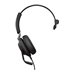 Jabra Evolve2 40 SE UC Mono - Headset - On-Ear - kabelgebunden - USB-C - Geruschisolierung