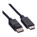 Roline - Adapterkabel - DisplayPort mnnlich zu HDMI mnnlich - 1 m - abgeschirmt - Schwarz