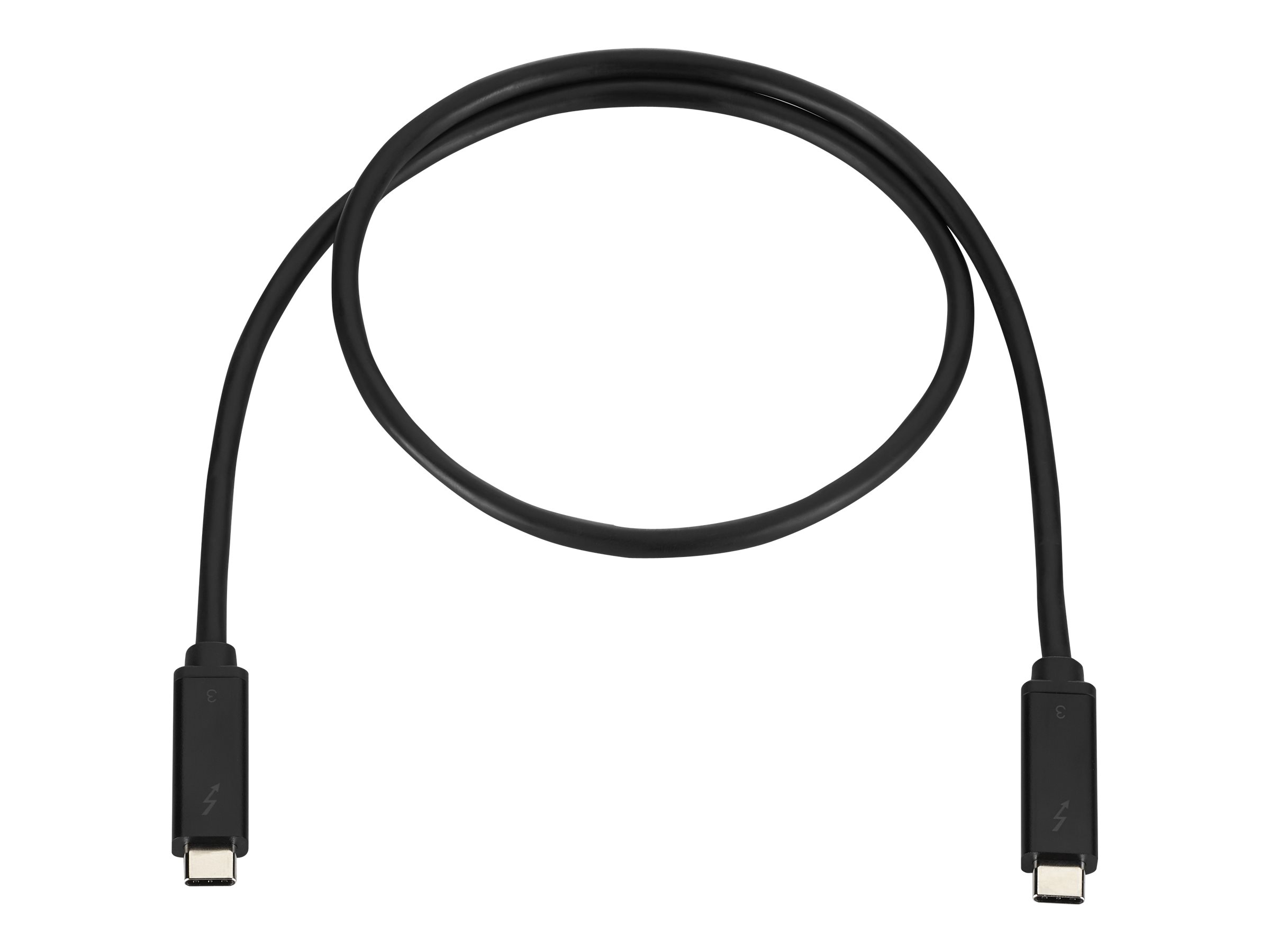 HP 120W - Thunderbolt-Kabel - 24 pin USB-C (M) zu 24 pin USB-C (M) - 70 cm - für EliteBook 830 G6; ZBook 15u G5, 15u G6; ZBook F