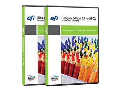 EFI Designer Edition RIP for HP XL - Box-Pack - 1 Benutzer - CD - Win, Mac - fr DesignJet 120, 130, 30, 500, 510, 90, Z2100, Z3