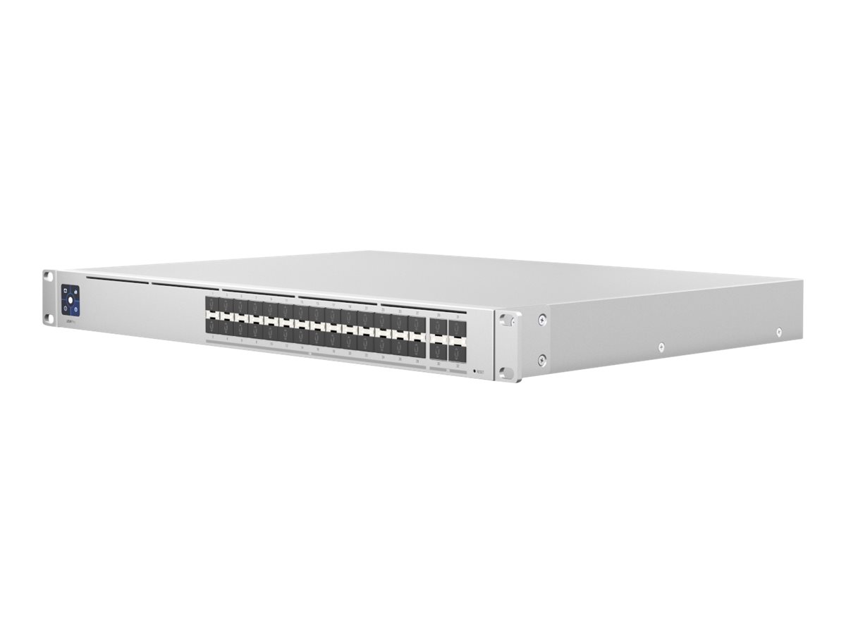 Ubiquiti UniFi Switch Pro Aggregation - Switch - 28 x 10 Gigabit SFP+ + 4 x 25 Gigabit SFP28 - an Rack montierbar