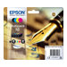Epson 16 Multipack - 4er-Pack - Schwarz, Gelb, Cyan, Magenta - original - Blister mit RF- / akustischem Alarmsignal - Tintenpatr
