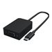 Microsoft Surface USB-C to VGA Adapter - Videoadapter - 24 pin USB-C mnnlich zu HD-15 (VGA) weiblich - fr Surface Book 2