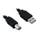 V7 - USB-Kabel - USB (M) zu USB Typ B (M) - 5 m - Schwarz