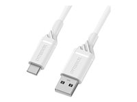 OtterBox Standard - USB-Kabel - 24 pin USB-C (M) zu USB (M) - 3 m - Cloud Dream White