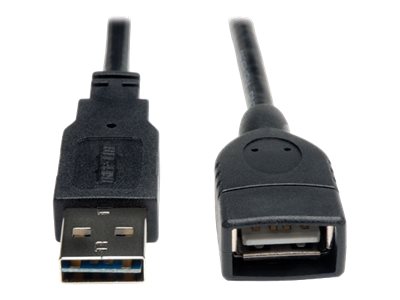 Eaton Tripp Lite Series Universal Reversible USB 2.0 Extension Cable (Reversible A to A M/F), 1 ft. (0.31 m) - USB-Verlngerungs