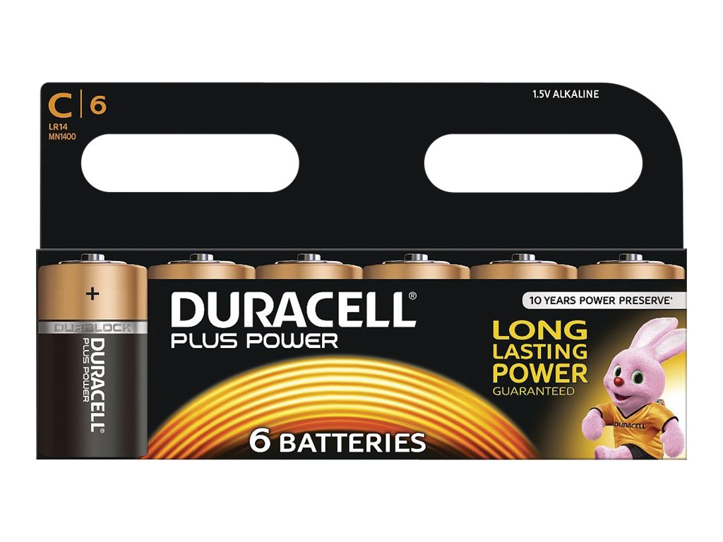 Duracell Plus Power MN1400 - Batterie 6 x C - Alkalisch