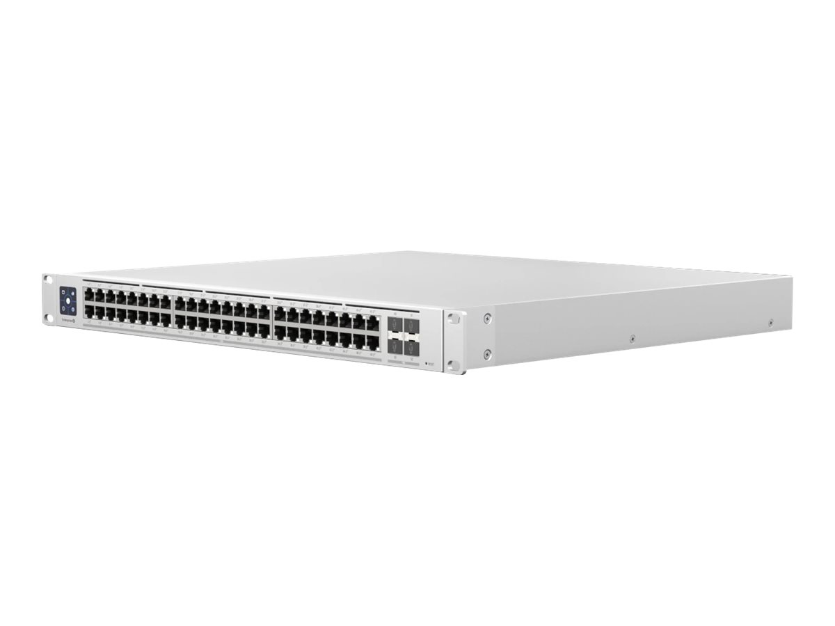 Ubiquiti UniFi Switch USW-Enterprise-48-PoE - Switch - L3 - managed - 48 x 100/1000/2.5G (PoE+) + 4 x 1 Gigabit/10 Gigabit SFP+ 