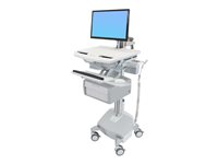 Ergotron Cart with LCD Arm, LiFe Powered, 1 Tall Drawer - Wagen - fr LCD-Display / PC-Ausrstung - verriegelbar - medizinisch -