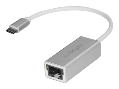 StarTech.com USB-C to Gigabit Ethernet Adapter - Aluminum - Thunderbolt 3 Port Compatible - USB Type C Network Adapter (US1GC30A
