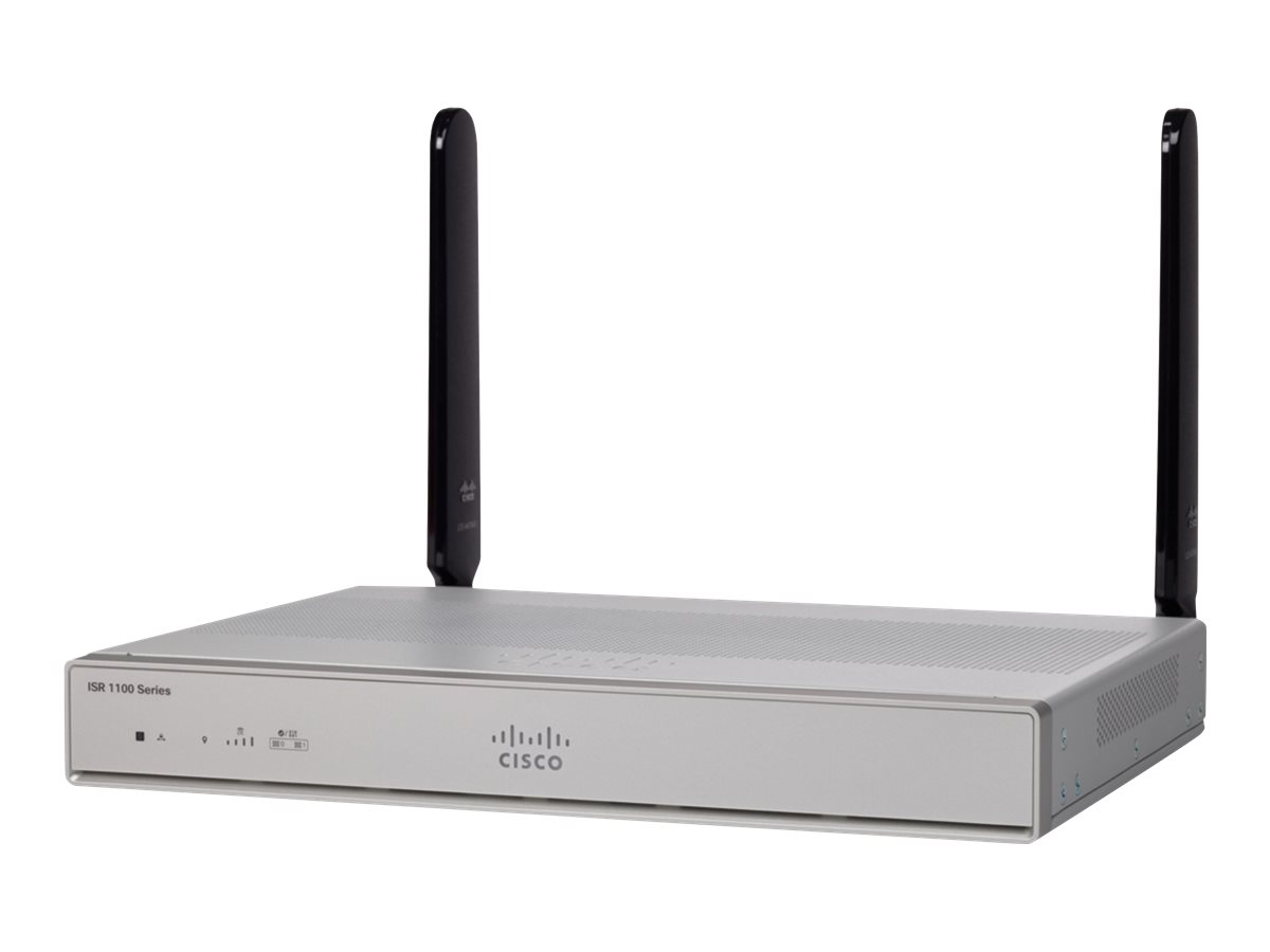 Cisco Integrated Services Router 1111 - - Router - - WWAN 8-Port-Switch - 1GbE - WAN-Ports: 2 - Wi-Fi 5