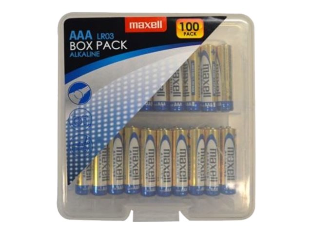 Maxell LR03 - Batterie 100 x AAA - Alkalisch