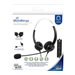 MediaRange MROS304 - Headset - On-Ear - kabelgebunden - USB - Schwarz, Silber