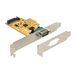 DeLOCK PCI Express Card to 1 x Serial with voltage supply ESD protection - Serieller Adapter - PCIe 2.0 Low-Profile - RS-232 x 1