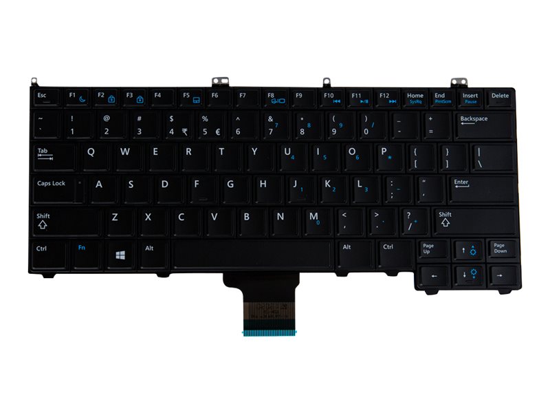 Dell - Tastatur - hinterleuchtet - US International - fr Dell Latitude E7250