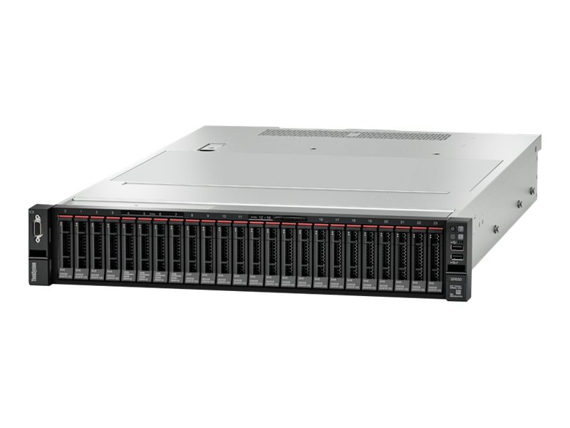 Lenovo ThinkSystem SR650 7X06 - Server - Rack-Montage - 2U - zweiweg - 1 x Xeon Silver 4210 / 2.2 GHz