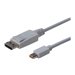 ASSMANN - DisplayPort-Kabel - Mini DisplayPort (M) zu DisplayPort (M) - 3 m - geformt - weiss