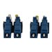 Eaton Tripp Lite Series 400G Duplex Singlemode 9/125 OS2 Switchable Fiber Optic Cable (LC/UPC M/M), LSZH, Yellow, 2 m (6.6 ft.) 