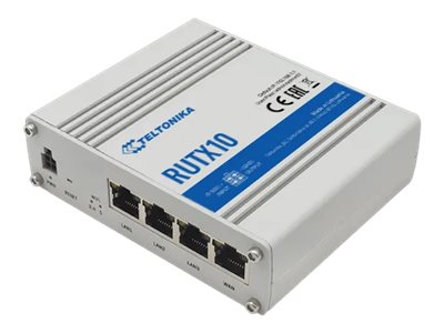 Teltonika RUTX10 - Wireless Router - 4-Port-Switch - GigE - Bluetooth 4.0, 802.11a/b/g/n/ac - Dual-Band