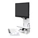 Ergotron StyleView Vertical Lift, Patient Room - Monitor-/Tastatur-Montagekit (vertikal) - Sitz-Steh - geeignet fr Wandmontage 