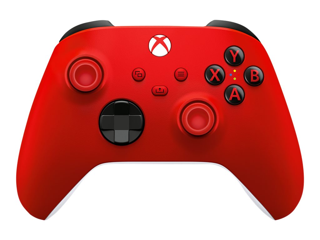 Microsoft Xbox Wireless Controller - Game Pad - kabellos - Bluetooth - Pulse Red - für PC, Microsoft Xbox One, Android, iOS, Mic