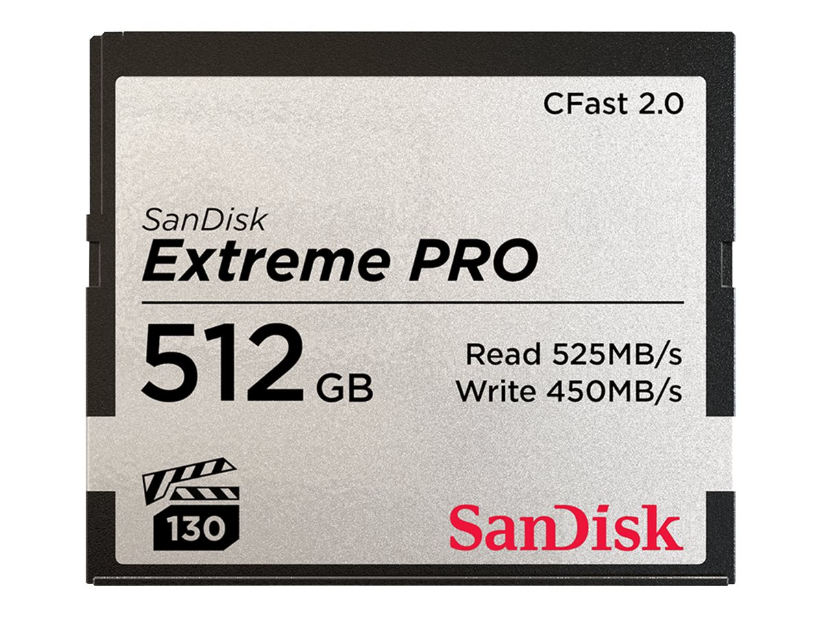 SanDisk Extreme Pro - Flash-Speicherkarte - 512 GB - CFast 2.0