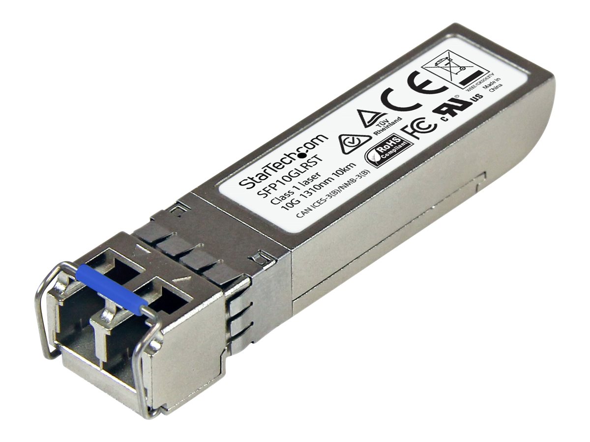 StarTech.com 10 Gigabit LWL SFP+ Transceiver Module - Cisco SFP-10G-LR kompatibel - SM LC 10 km - Mini GBIC mit DDM - 10GBase-LR