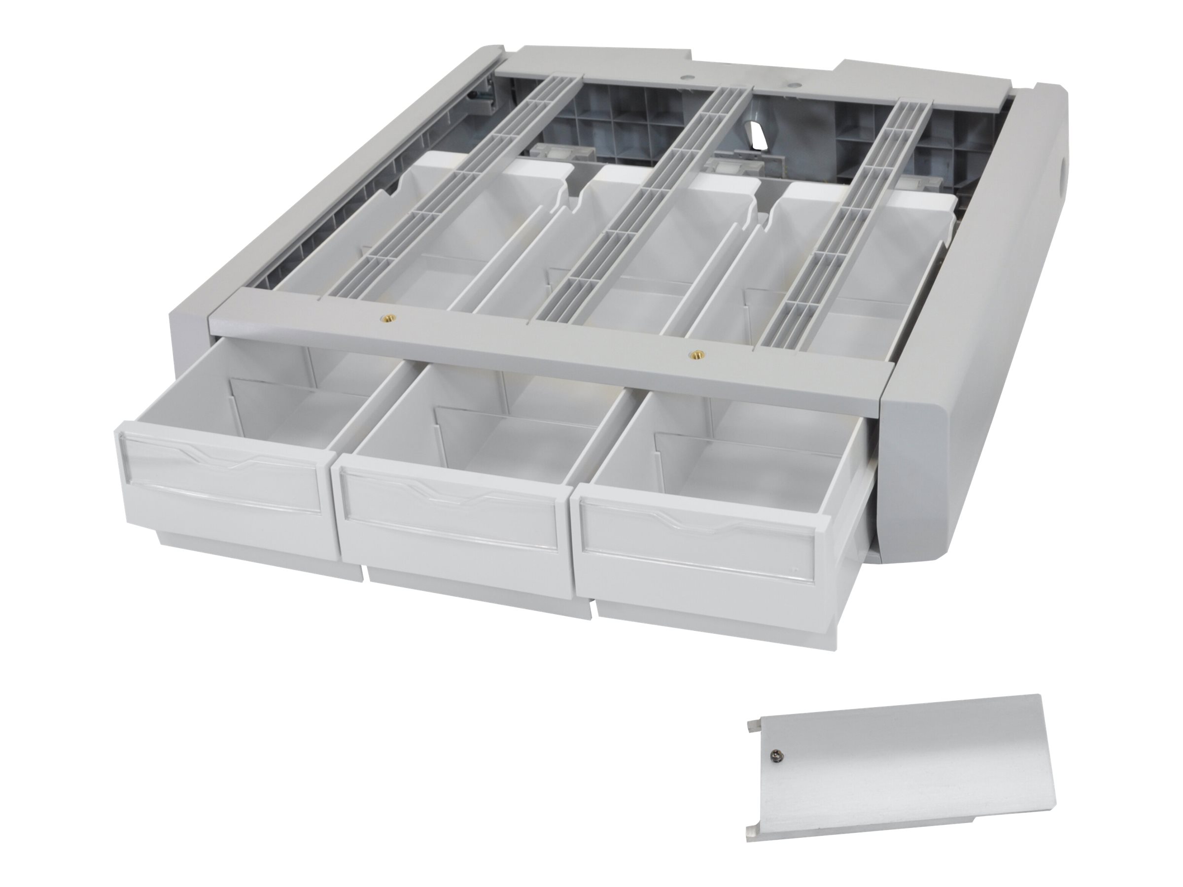 Ergotron Supplemental Storage Drawer, Triple - Montagekomponente (Auszugsmodul) - Grau, weiss
