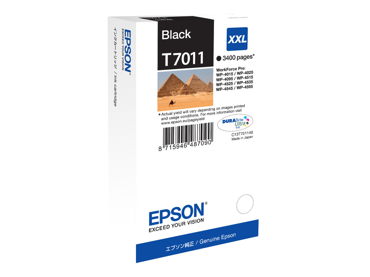 Epson T7011 - 63.2 ml - Grsse XXL - Schwarz - original - Blisterverpackung