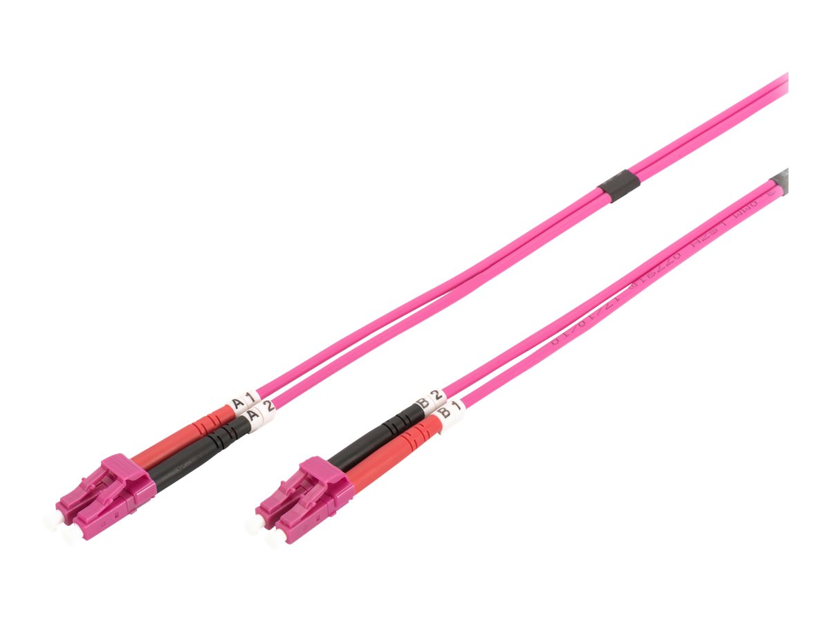 DIGITUS - Patch-Kabel - LC Multi-Mode (M) zu LC Multi-Mode (M) - 10 m - Glasfaser - Duplex