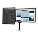 StarTech.com Dual Monitorhalterung mit verstellbaren Armen - Monitor Tischhalterung (12 bis 24) hhenverstellbar mit Kabelfhrun