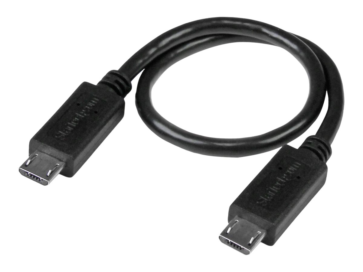 StarTech.com 20cm USB OTG Kabel - Micro USB auf Micro USB - USB OTG Adapterkabel - St/St - USB-Kabel - Micro-USB Typ B (M) zu Mi
