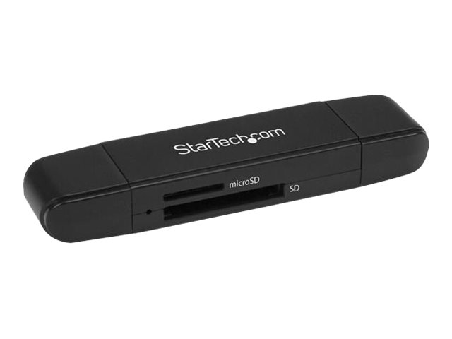 StarTech.com USB Speicherkartenlesegert - USB 3.0 SD Kartenleser - Kompakt - 5Gbit/s - USB Kartenleser - MicroSD USB Adapter (S