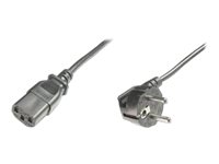 ASSMANN - Stromkabel - power IEC 60320 C13 zu power CEE 7/7 (M) - Wechselstrom 250 V - 5 m - 90 Stecker